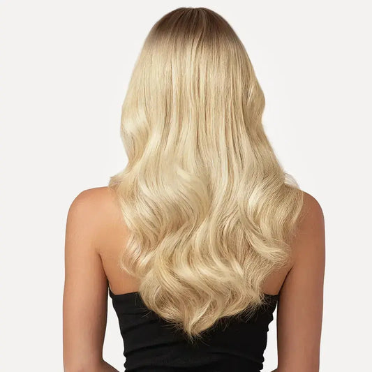 Tape-in Extensions, Kall Blond Balayage VA Bsextensions