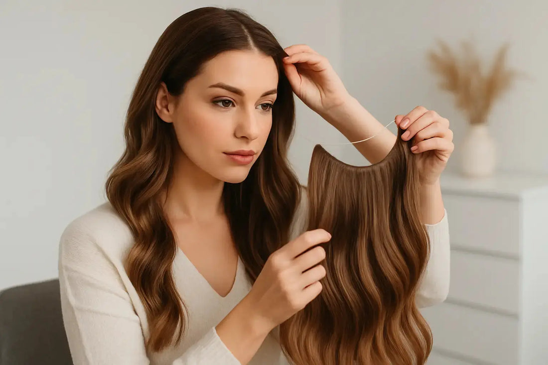 Halo extensions äkta hår: så får du det att se äkta ut