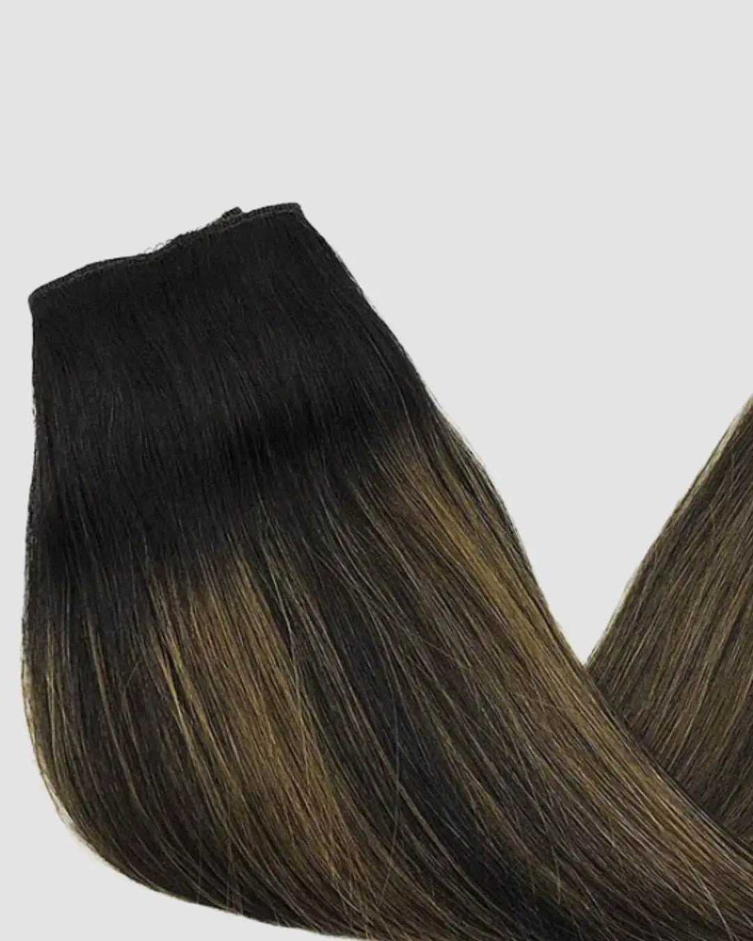 Halo Extensions – Djup Svartbrun Balayage,  #1B/6/1B