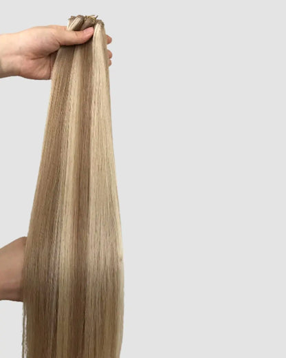 Genius Weft – Gyllene Mörkblond Balayage #P16/22A