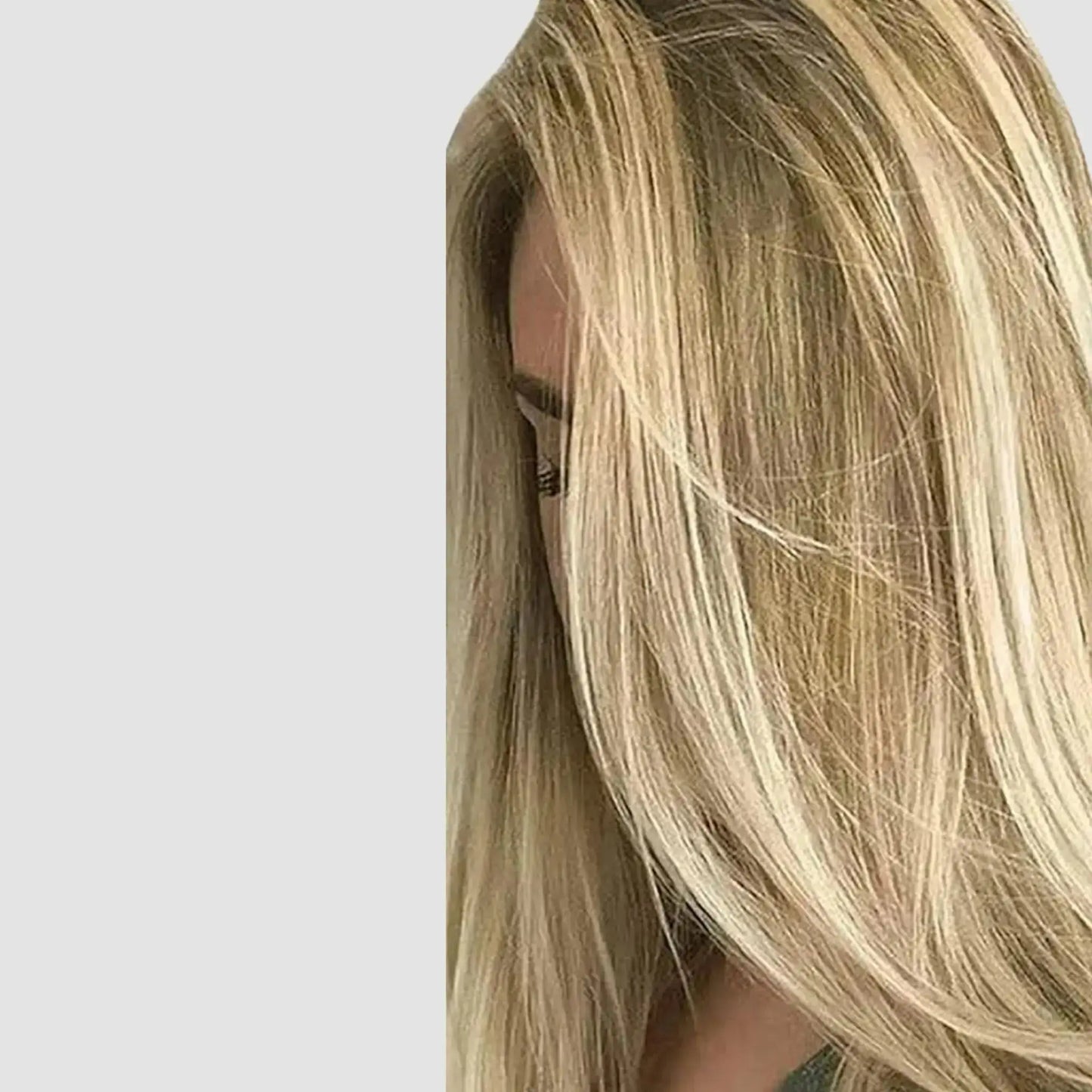 Invisible Tape-in Extensions – Naturlig Blond Balayage #P16/22 Min butik