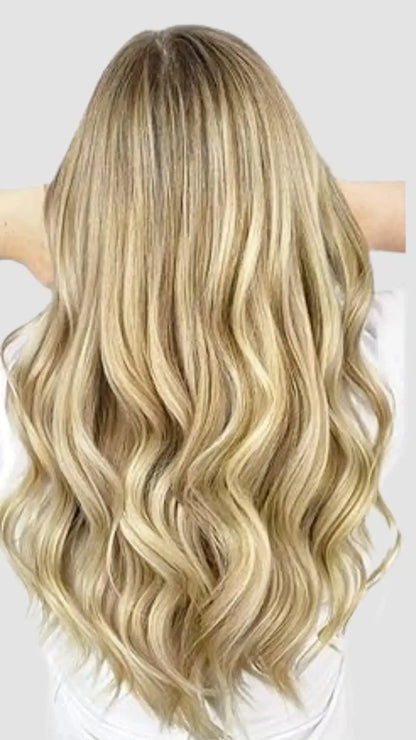 Invisible Clip-in 16/22 – Gyllene Mörkblond Bsextensions