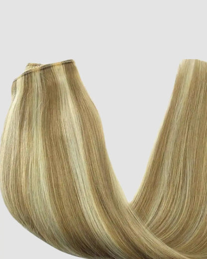 Halo Extensions | Gyllene Mörkblond Balayage #16/22