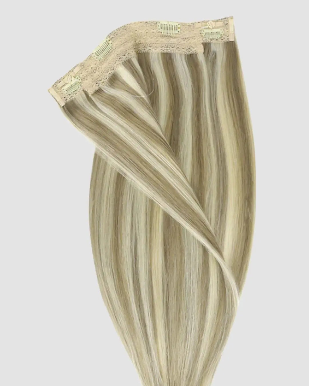 Halo Extensions  – Naturlig Brunblond Balayage,8/22