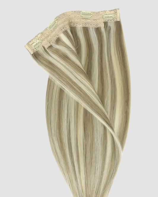 Halo Extensions  – Naturlig Brunblond Balayage,8/22
