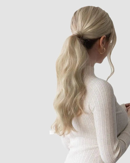Clip-in Ponytail 17A/60A – Naturlig Askblond