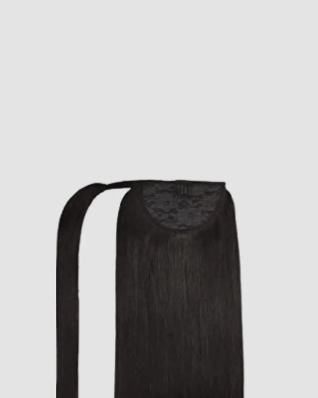 Clip-in Ponytail 1B – Naturligt Svartbrun