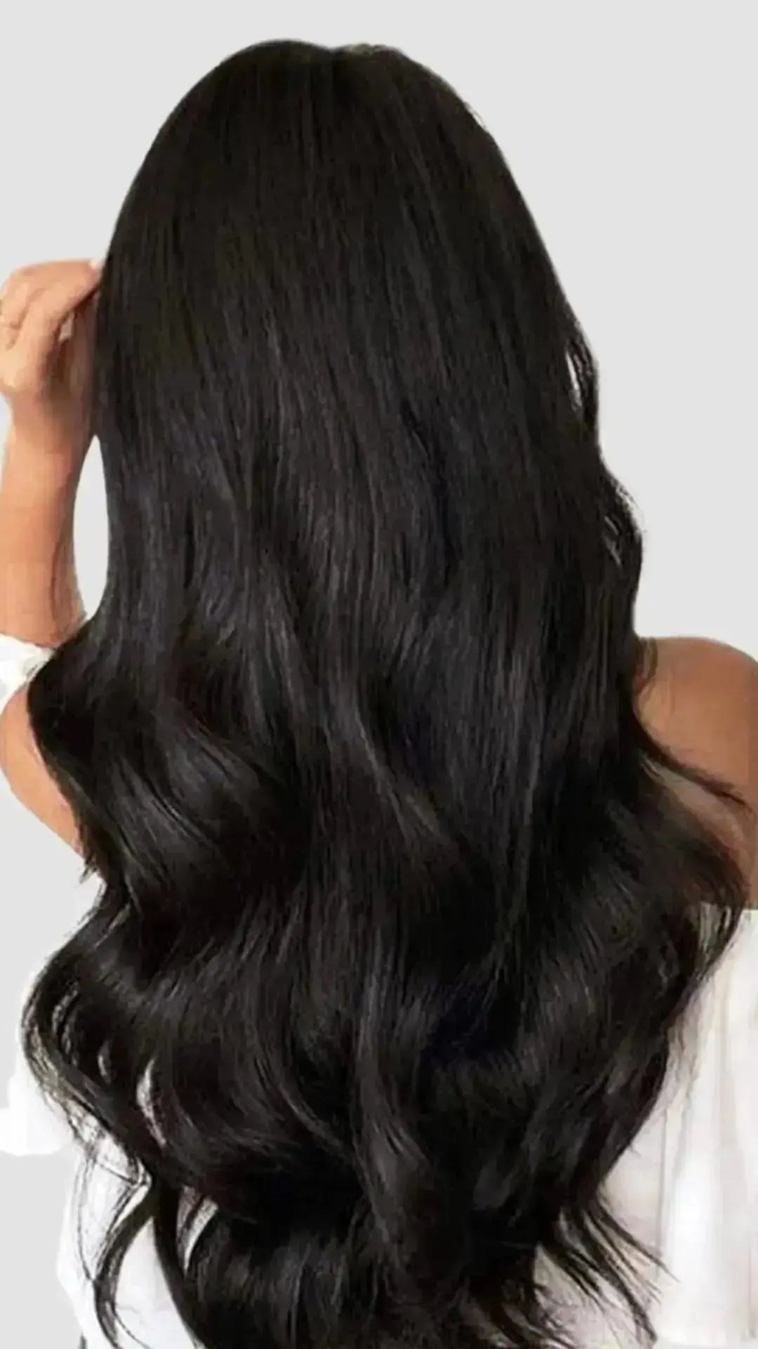 Halo Extensions – Naturligt Svartbrun, #1B