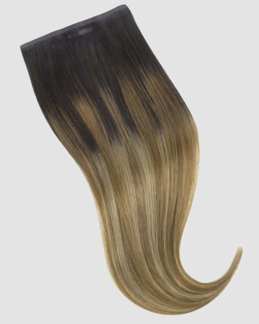 PU Clip-in 4/26/4 – Brun till Blond Balayage