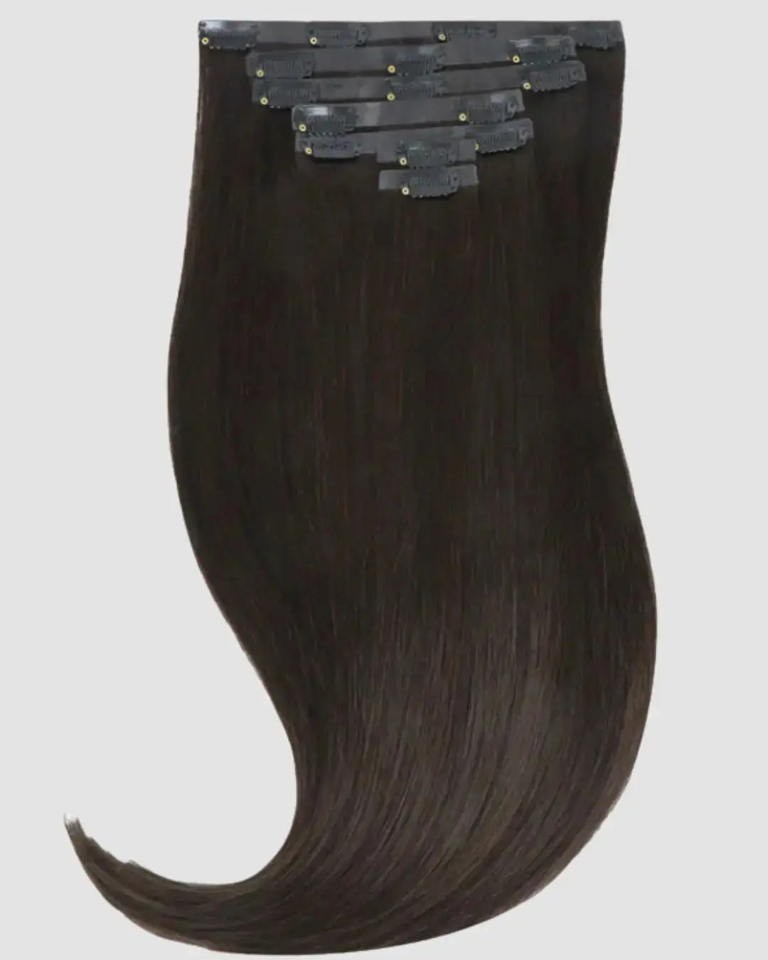 PU Clip-in #2 – Djup Mörkbrun