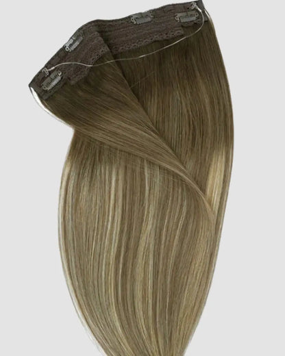 Halo Extensions - Mörkbrun till Blond Balayage, #3/8/613