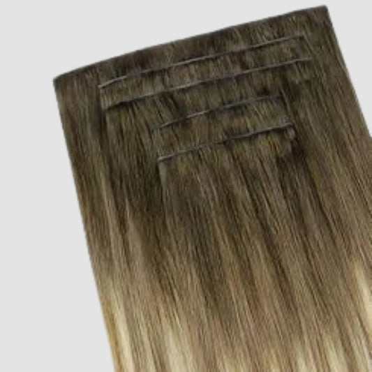 Invisible Clip-in 3/8/613 – Mörkblond Balayage Bsextensions