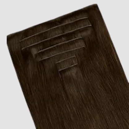 Invisible Clip-in #4 – Klassisk Mörkbrun Bsextensions