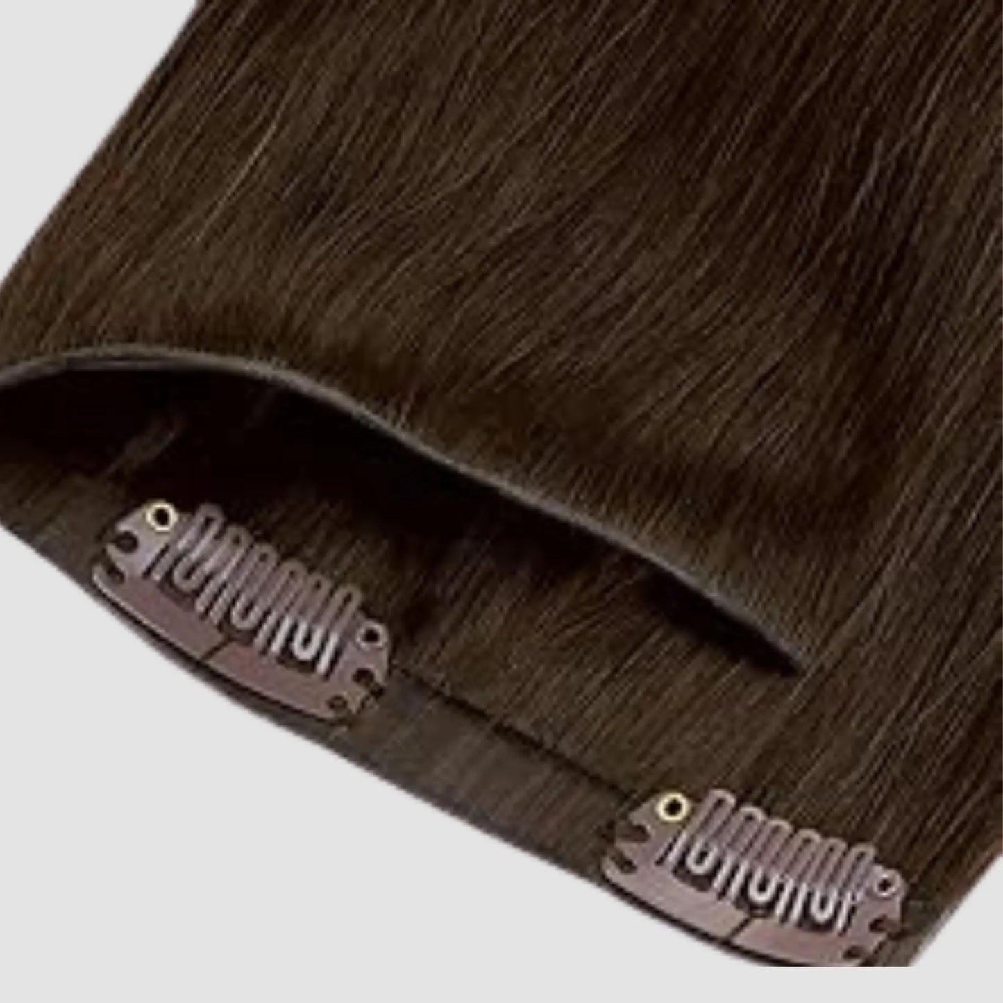 Invisible Clip-in #4 – Klassisk Mörkbrun Bsextensions