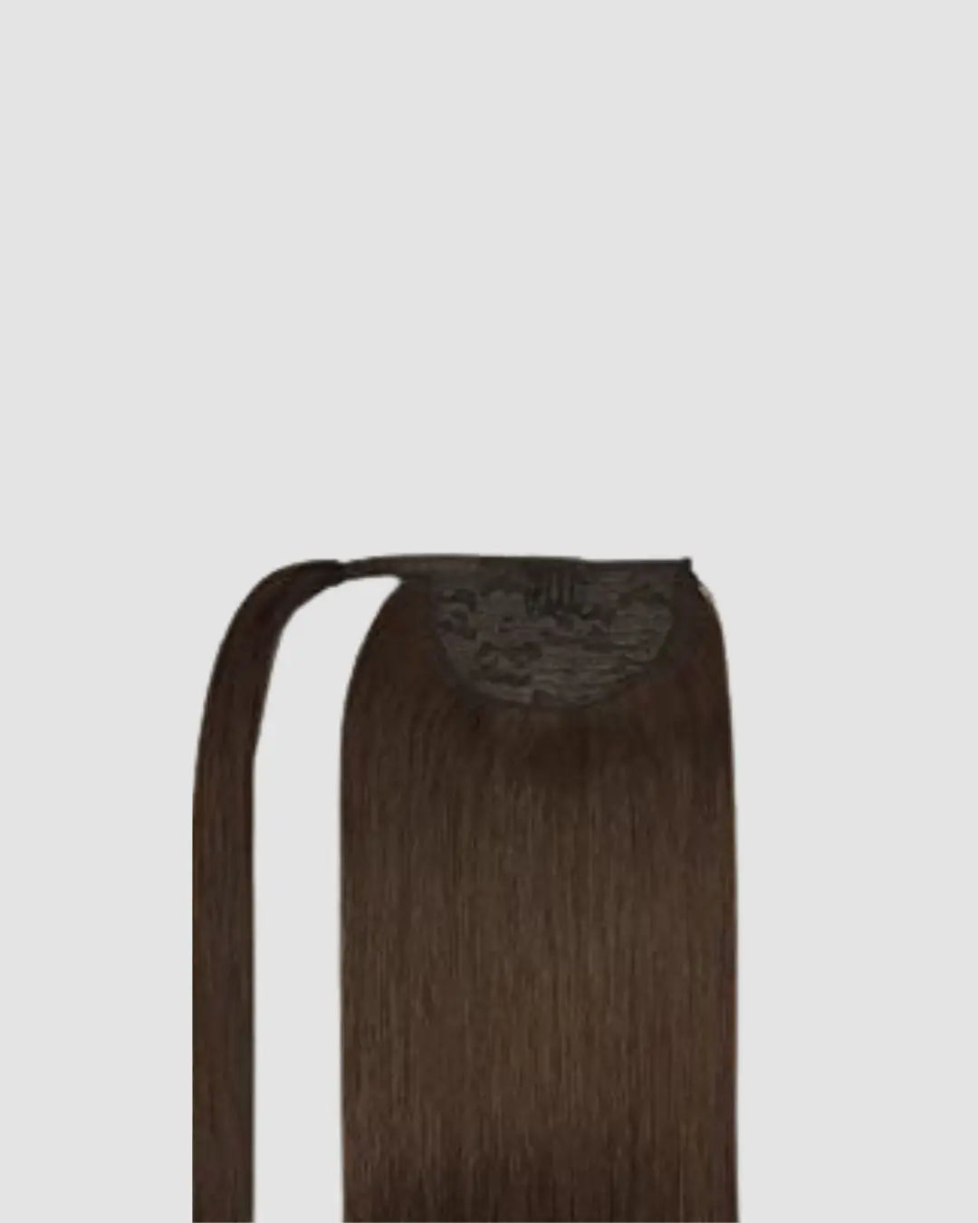 Clip-in Ponytail 4 – Klassisk Mörkbrun