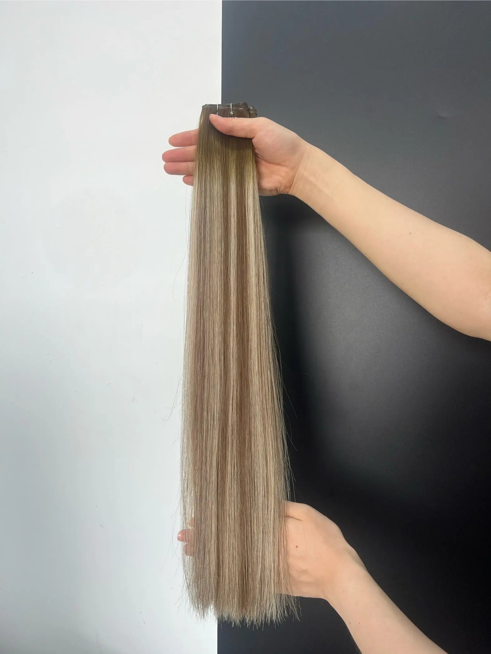 Genius weft - Kall Blond Balayage LA Bsextensions