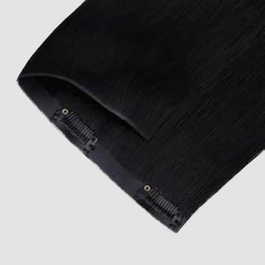 Invisible Clip-in extensions #1 – Jet Black Bsextensions