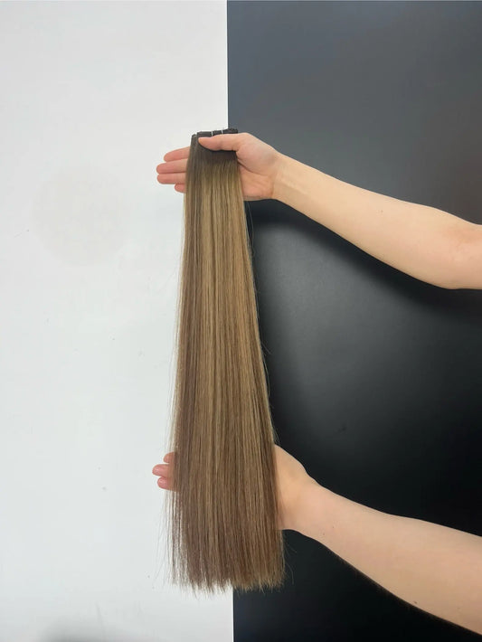 Genius weft, Extensions, Kall Blond Balayage OL Bsextensions