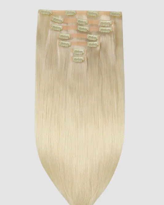 PU Clip-in 60A – Ljus Askblond