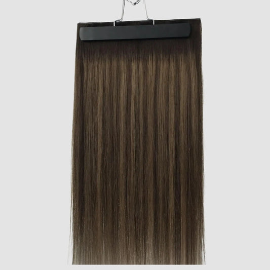 Express Weft Tape – Naturlig Mörkbrun Balayage T2/4/8 Bsextensions