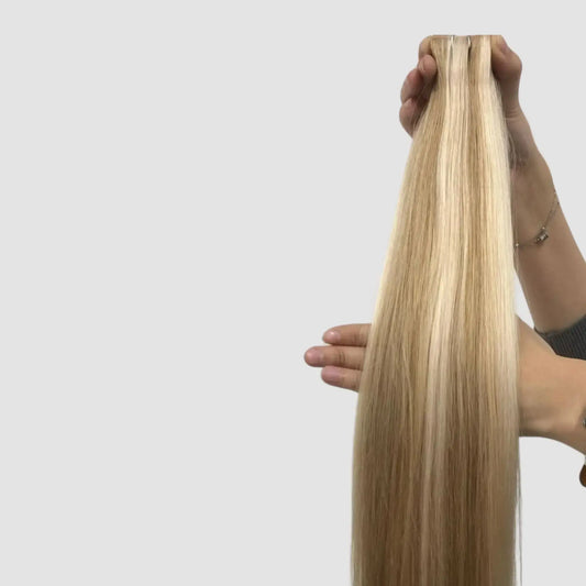 Invisible Tape-in – P18/613 Mörkblond till Ljusblond Balayage Min butik