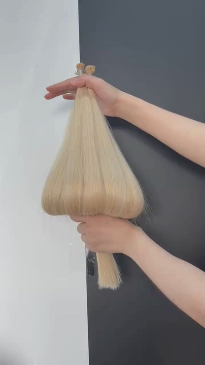 Flat Tip Keratin – Lysblond Luksus 613N