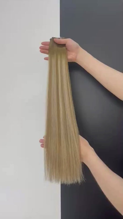 Genius weft - Naturlig Varm Beige Blond IV