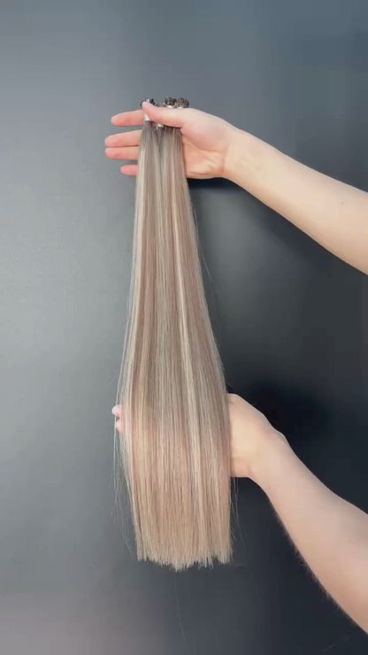 Flat Tip Keratin R5/9/60 – Koldblond blanding